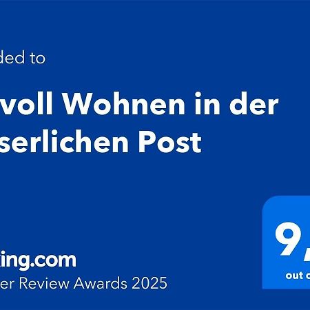 Stilvoll Wohnen In Der Kaiserlichen Post Вестерштеде Экстерьер фото
